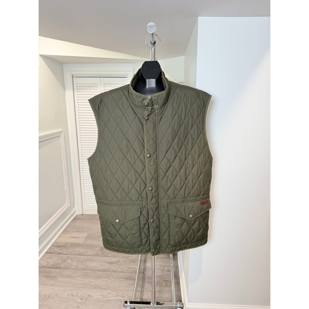 Polo Ralph Lauren Men's Iconic Quilted Vest Olive Green 3XB 3G